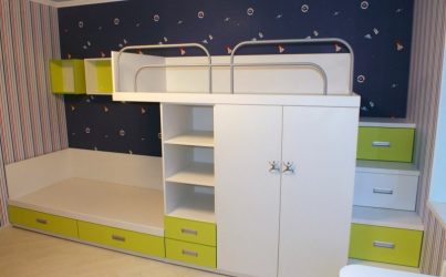 Детская двухъярусная кровать для мальчиков