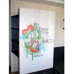 Распашной шкаф в детскую для подростка двухстворчатый