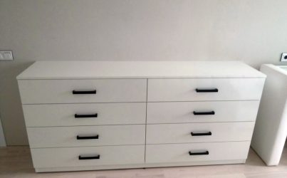 Белый комод в спальню или гостиную на заказ
