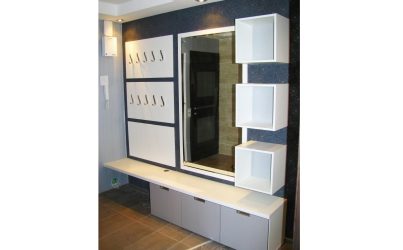 Комплект мебели в прихожую с обувницей и вешалкой