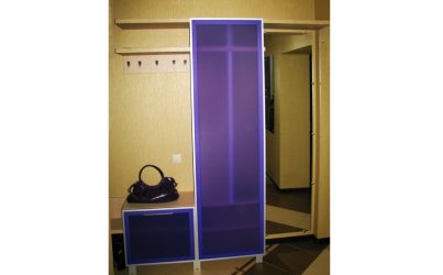 Набор мебели в прихожую с тумбой и зеркалом