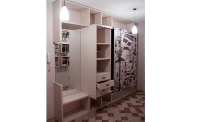 Набор мебели в прихожую шкаф купе, полки