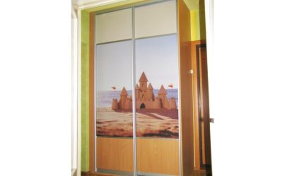 Шкаф купе 2 двери корпусный с фотопечатью