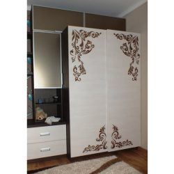 Шкаф купе в прихожую с дополнительной секцией