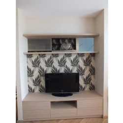 Тумба под телевизор с полкой