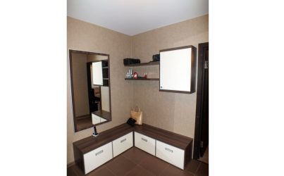 Угловая тумба в прихожую для обуви