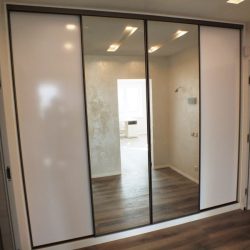 Встраиваемый шкаф купе с зеркалом